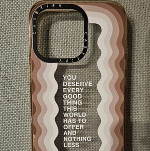 You Deserve Every Good Thing Casetify iPhone 12 Pro Case